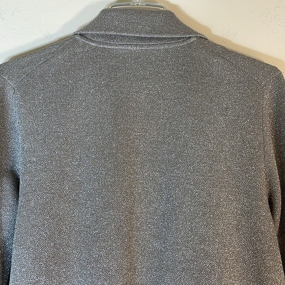 NWT. J. Crew 365 XS Glitter Merino Wool Blend Open Front Jacket Machine Washable - Picture 9 of 10